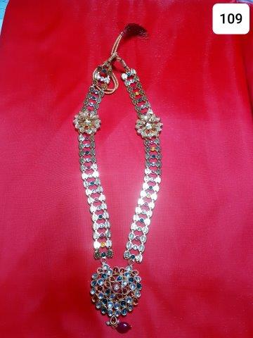 PEACOCK DESIGN VERY BEAUTIFUL FULL OF SHINY STONES MALA.