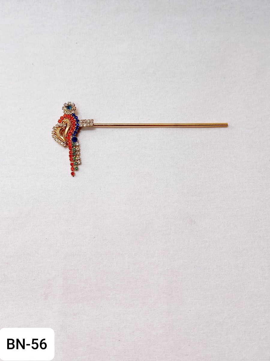 Designer stone work Bansuri for Gopal ji